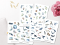 Preview: Sea Creatures Sticker Set